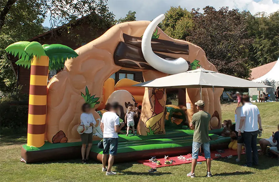 Château gonflable caverne location anniversaire, fête et événement Catcha!